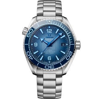 Omega Summer Blue Seamaster Planet Ocean 600M 39,5 mm, stål på stål 215.30.40.20.03.002