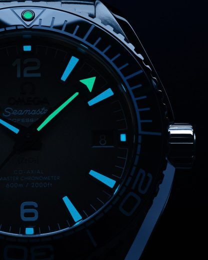Omega Summer Blue Seamaster Planet Ocean 600M 39,5 mm, stål på stål 215.30.40.20.03.002 - Bild 6