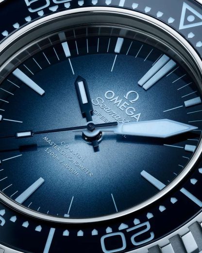 Omega Summer Blue Seamaster Ploprof 1200M 55x45 mm, O-MEGASTEEL på gummiband 227.32.55.21.03.001 - Bild 3