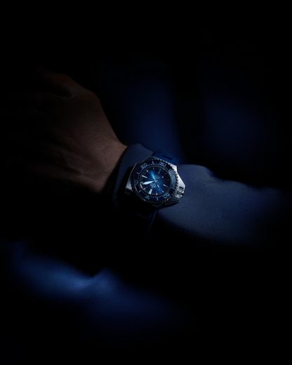 Omega Summer Blue Seamaster Ploprof 1200M 55x45 mm, O-MEGASTEEL på gummiband 227.32.55.21.03.001 - Bild 4