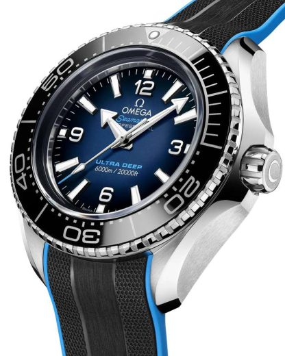Omega Ultra Deep Seamaster Planet Ocean 6000M 45,5 mm, O-MEGASTEEL på gummiband 215.32.46.21.03.001 - Bild 3