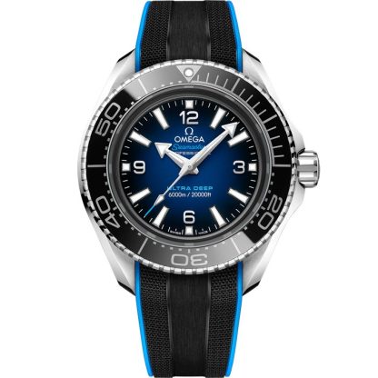 Omega Ultra Deep Seamaster Planet Ocean 6000M 45,5 mm, O-MEGASTEEL på gummiband 215.32.46.21.03.001