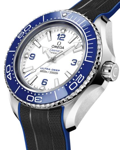 Omega Ultra Deep Seamaster Planet Ocean 6000M 45,5 mm, O-MEGASTEEL på gummiband 215.32.46.21.04.001 - Bild 3