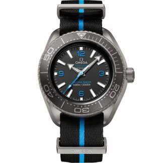 Omega Ultra Deep Seamaster Planet Ocean 6000M 45,5 mm, titan på NATO-band 215.92.46.21.01.001