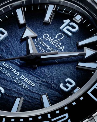 Omega Ultra Deep Summer Blue Seamaster Planet Ocean 6000M 45,5 mm, O-MEGASTEEL på O-MEGASTEEL 215.30.46.21.03.002 - Bild 4
