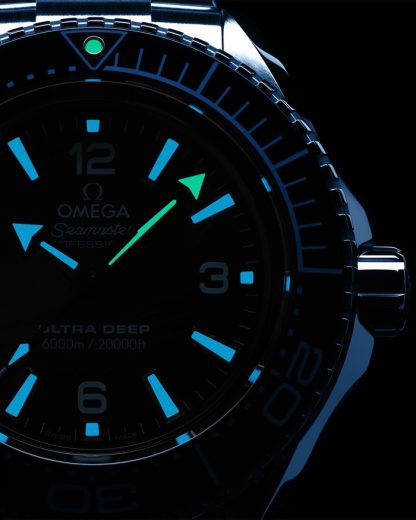 Omega Ultra Deep Summer Blue Seamaster Planet Ocean 6000M 45,5 mm, O-MEGASTEEL på O-MEGASTEEL 215.30.46.21.03.002 - Bild 6